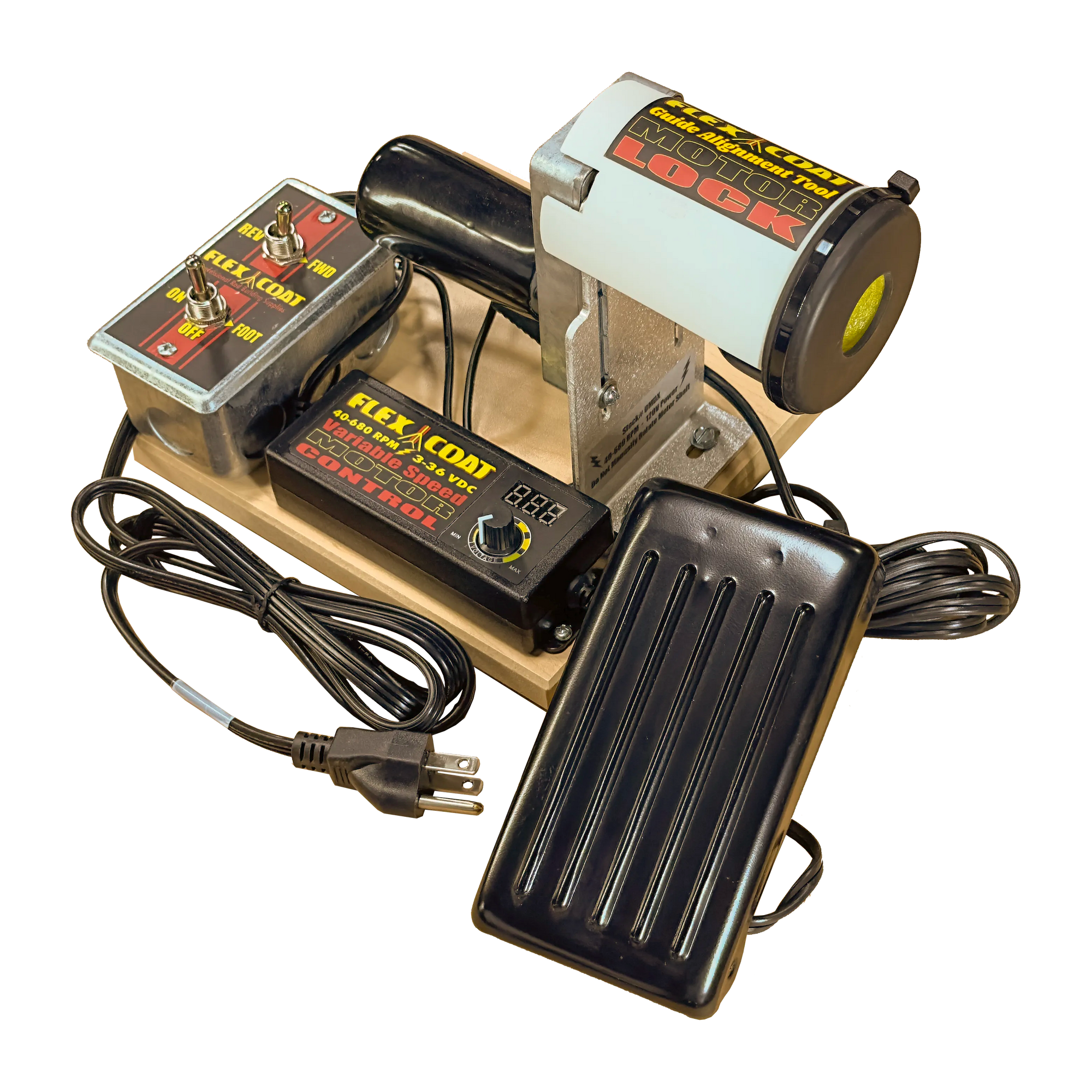 Dual Control Wrapping / Finishing Variable Speed 36 Volt DC Motor