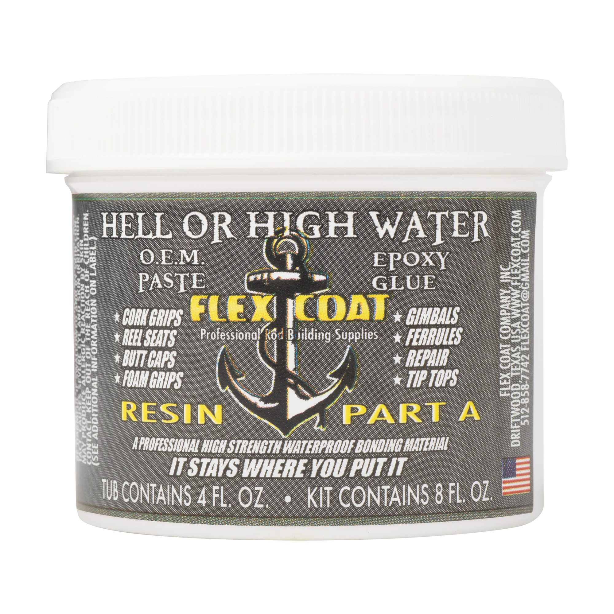 Hell or High Water Paste Epoxy - 8 oz