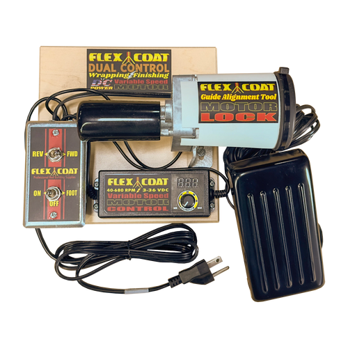 Dual Control Wrapping / Finishing Variable Speed 36 Volt DC Motor – Flex  Coat