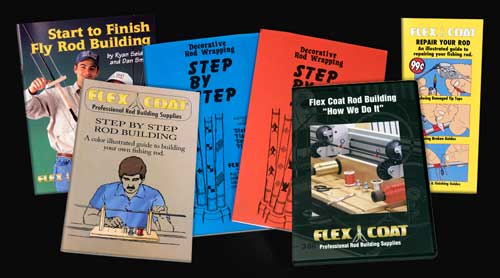 FLEX COAT Step by Step Fishing Rod Building Book NEW! #D10 FREE USA  SHIPPING!